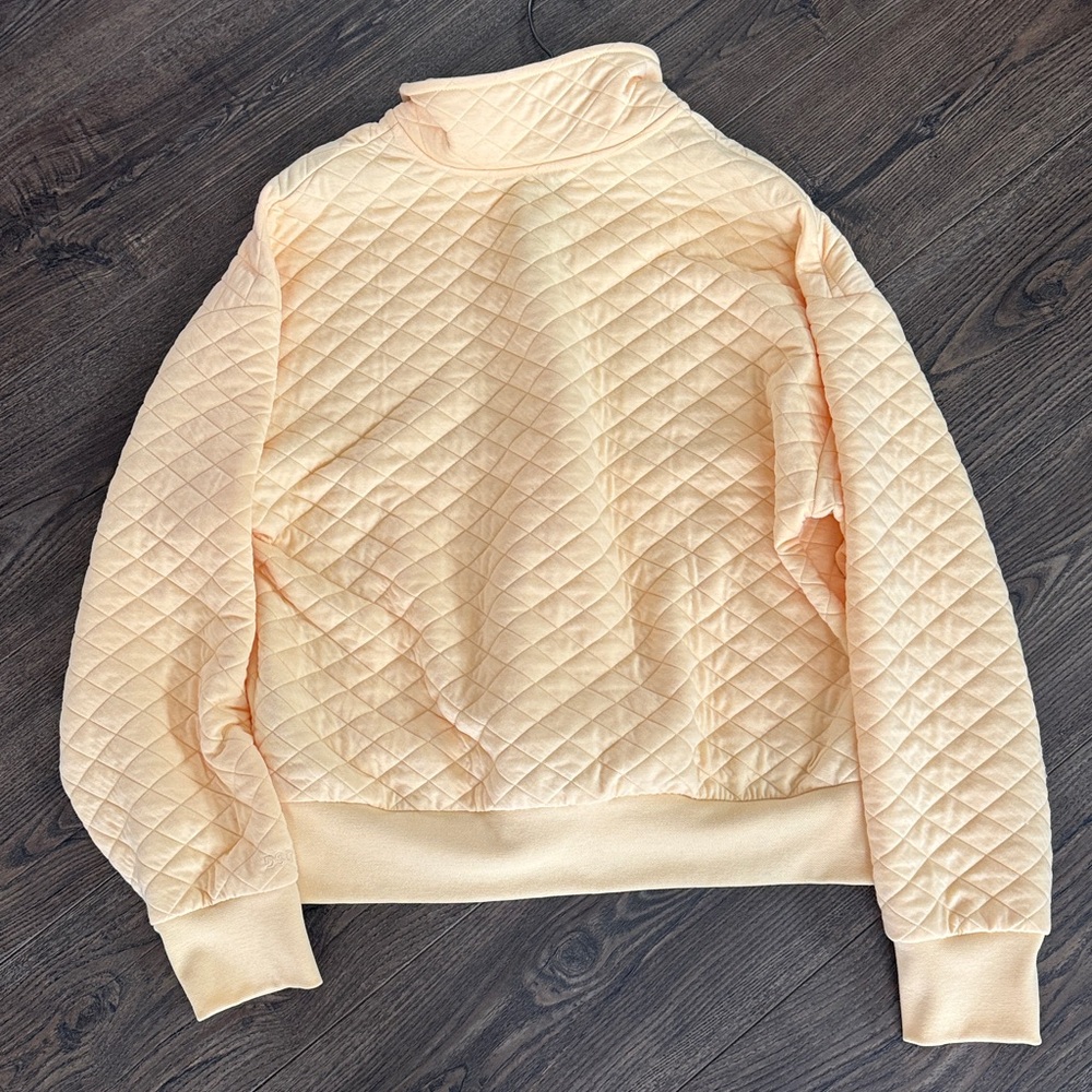 DSG NWOT ladies orange quarter zip Medium - Picture 3 of 6